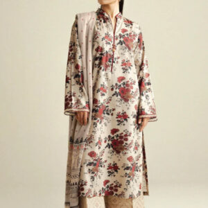 3 Pcs digital printed Suit