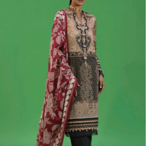 3PC Digital Printed Lawn