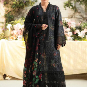 3PC Embroidered chicken kari suit