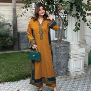 2PC Printed lawn Shirt