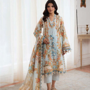 3PC Digital Printed Lawn Suit